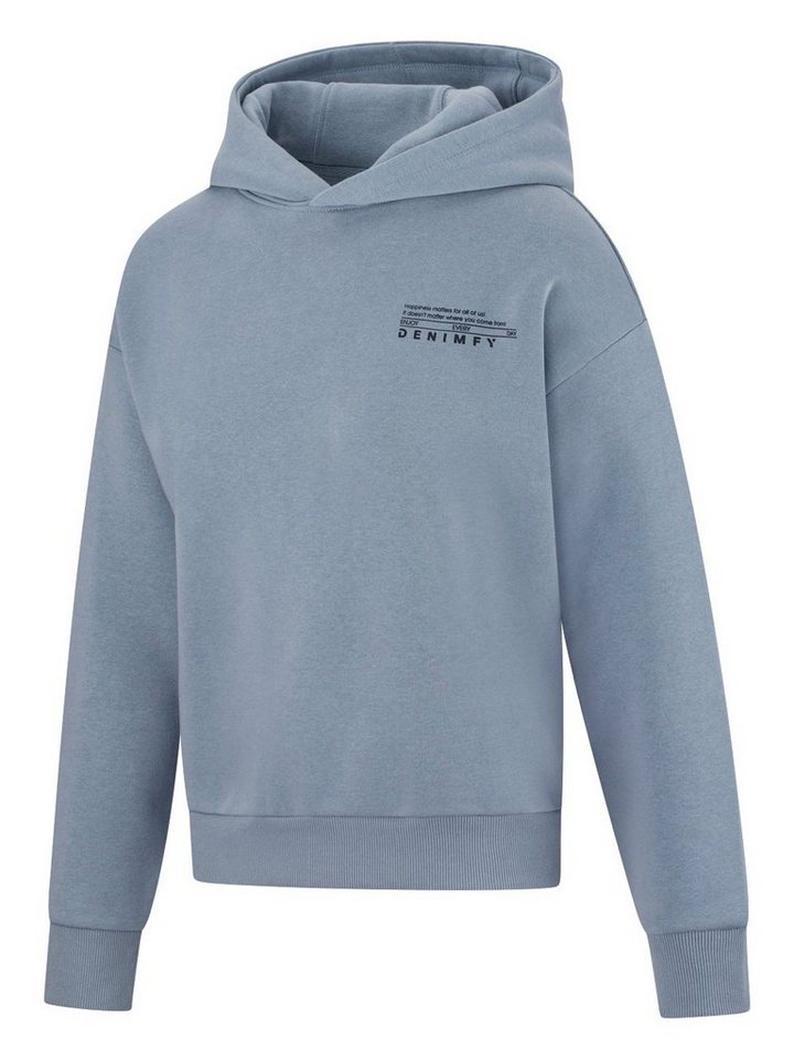 DENIMFY Kapuzenpullover Damen Hoodie DFEmily Oversize Sweatshirt mit Logoprint – Bild 3 von 4