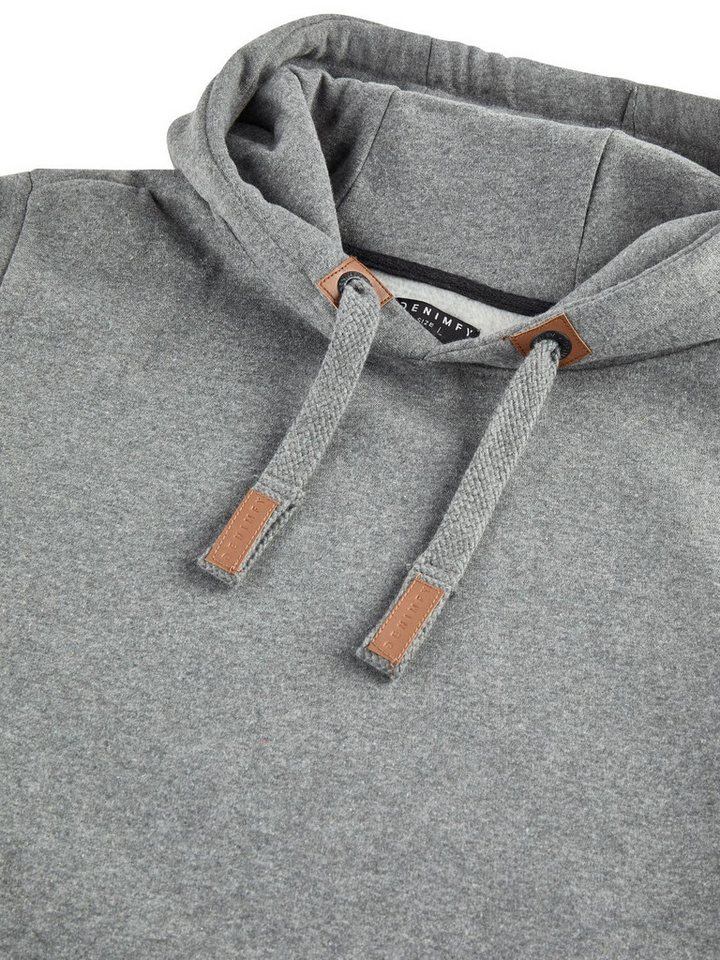 DENIMFY Kapuzenpullover Herren Hoodie DFIvo Regular Fit Longsleeve Sweatshirt mit Kängurutasche – Bild 4 von 4