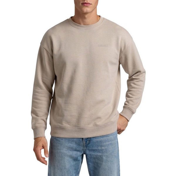 DENIMFY Sweatshirt Herren Rundhals Pullover DFKeno Oversized Fit Streetwear Sweatshirt mir Kängurutasche