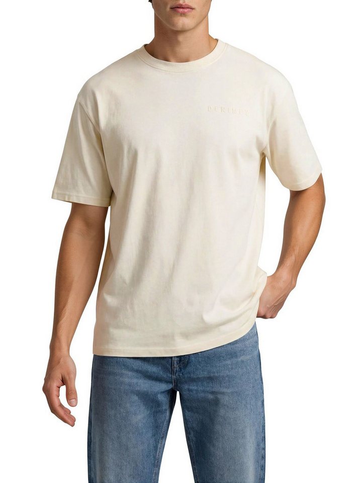 DENIMFY T-Shirt Herren Basic Shirt DFTed 3er Set Pack Relaxed Fit (Vorteilspack, 3-tlg) Kurzarm Tee Shirt mit Rundhalsausschnitt aus 100% Baumwolle – Bild 2 von 5