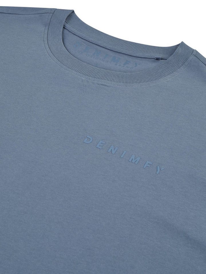 DENIMFY T-Shirt Herren Basic Shirt DFTed 3er Set Pack Relaxed Fit (Vorteilspack, 3-tlg) Kurzarm Tee Shirt mit Rundhalsausschnitt aus 100% Baumwolle – Bild 5 von 5