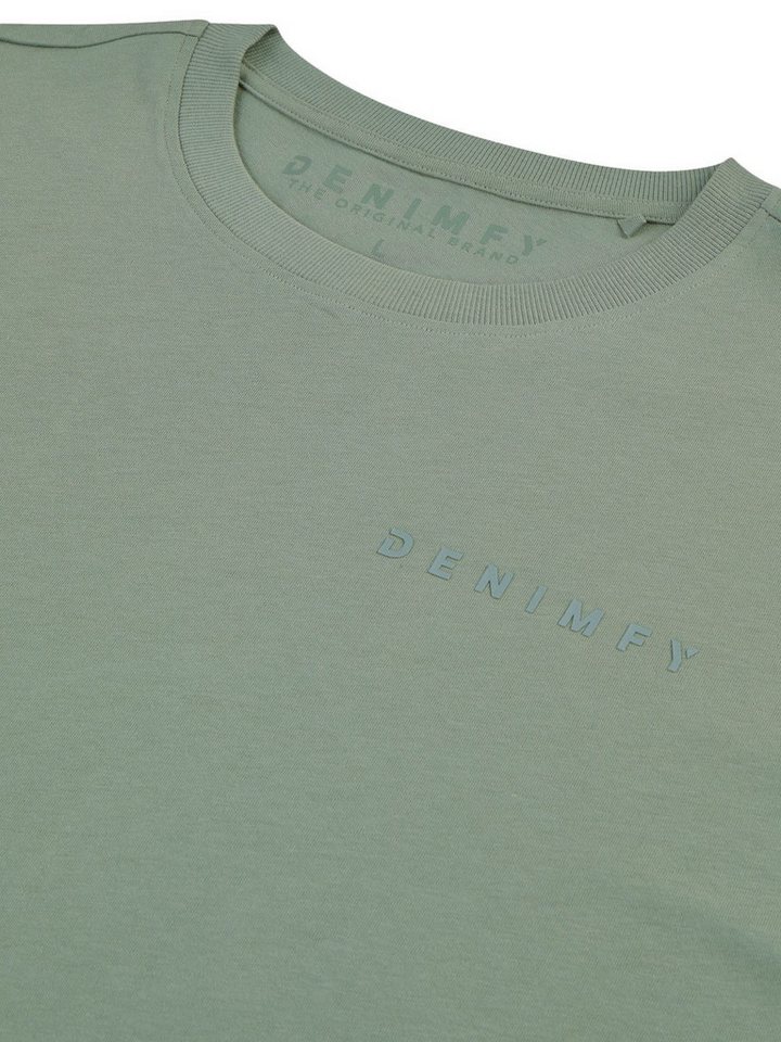 DENIMFY T-Shirt Herren Basic Shirt DFTed 3er Set Pack Relaxed Fit (Vorteilspack, 3-tlg) Kurzarm Tee Shirt mit Rundhalsausschnitt aus 100% Baumwolle – Bild 5 von 5