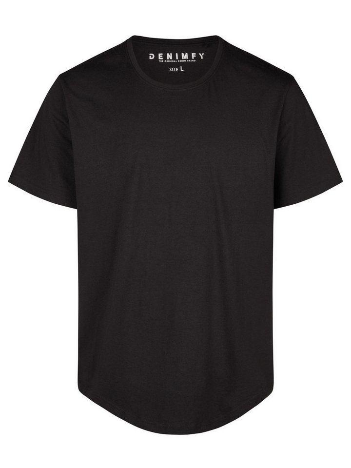 DENIMFY T-Shirt Herren Basicshirt DFPaco 4er Pack Regular Fit (Vorteilspack, 4-tlg) Kurzarm Tee Shirt mit Rundhalsausschnitt aus 100% Baumwolle – Bild 3 von 4