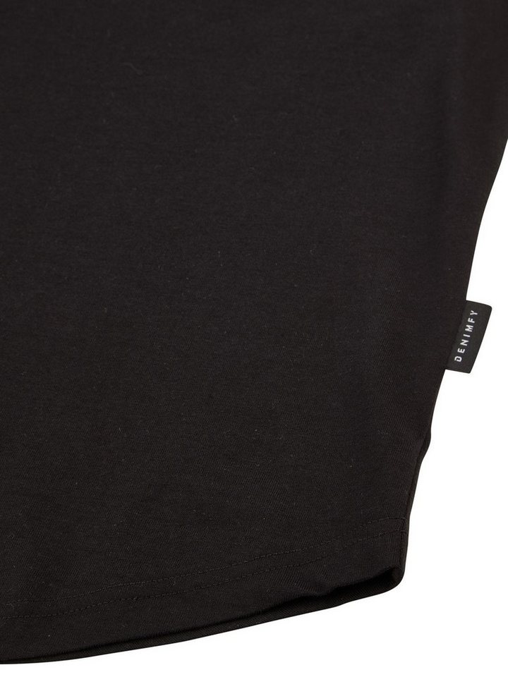 DENIMFY T-Shirt Herren Basicshirt DFPaco 4er Pack Regular Fit (Vorteilspack, 4-tlg) Kurzarm Tee Shirt mit Rundhalsausschnitt aus 100% Baumwolle – Bild 4 von 4