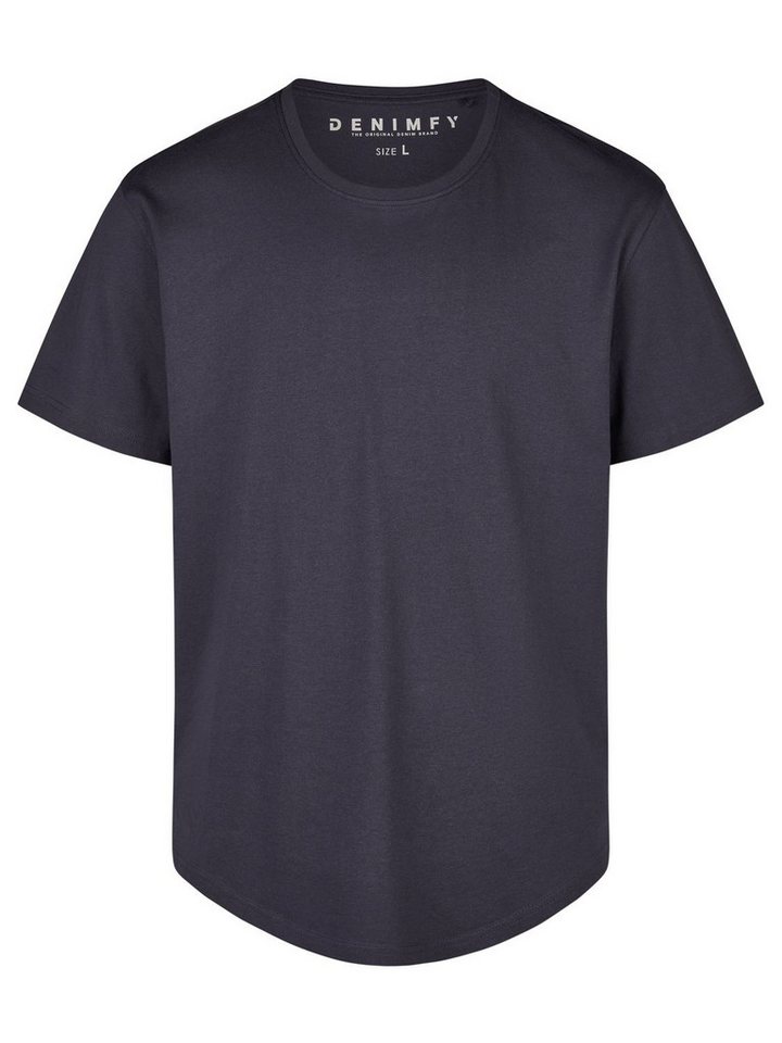 DENIMFY T-Shirt Herren Basicshirt DFPaco 4er Pack Regular Fit (Vorteilspack, 4-tlg) Kurzarm Tee Shirt mit Rundhalsausschnitt aus 100% Baumwolle – Bild 3 von 5