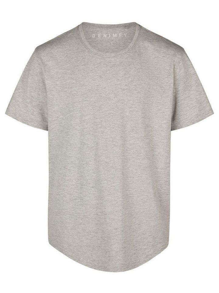 DENIMFY T-Shirt Herren Basicshirt DFPaco 4er Pack Regular Fit (Vorteilspack, 4-tlg) Kurzarm Tee Shirt mit Rundhalsausschnitt aus 100% Baumwolle – Bild 4 von 5