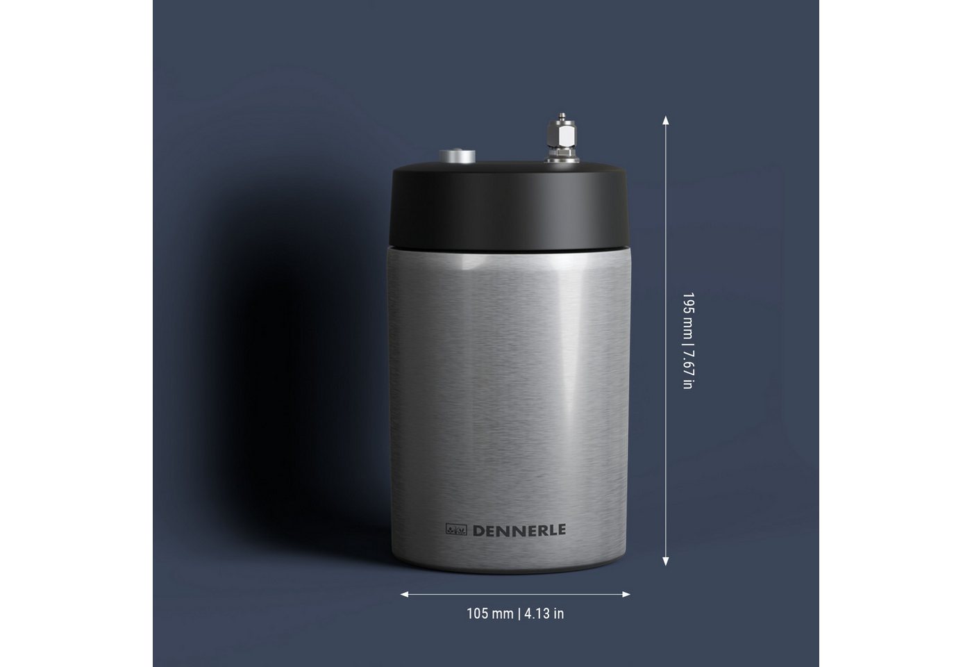 DENNERLE CO2 Diffusor Carbo Bio Style 120, 120 l, Süßwasser Aquarien bis 120 L – Bild 5 von 5