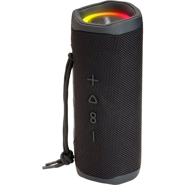 Denver BTV-223B Bluetooth-Speaker 2.0 (Stereo) (Bluetooth 5.0, 2 W, RGB-Lichteffekte, TWS-Funktion, Freisprechfunktion)