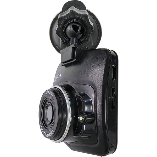 Denver CCT-1230 Dashcam (HD-ready, 1x CCT-1230 Dashcam mit Saugnapfhalterung und 12V Auto Adapter, IR-Nachtlicht, G-Sensor, integriertes Mikro & Lautsprecher)