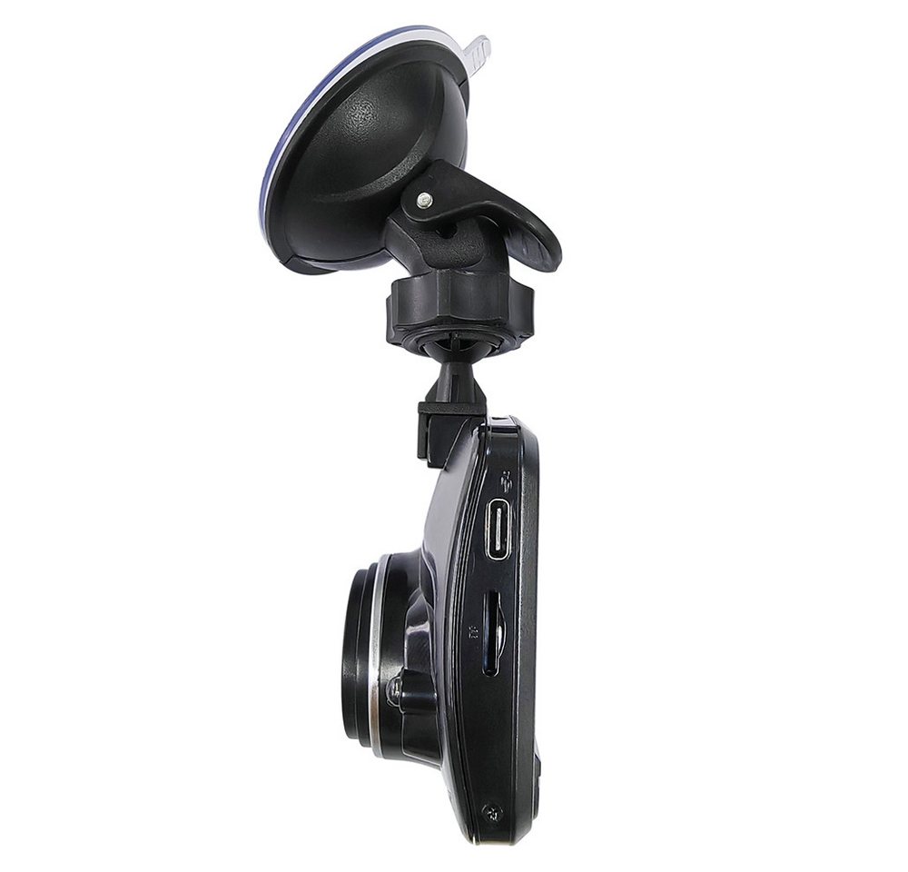 Denver CCT-1230 Dashcam (HD-ready, 1x CCT-1230 Dashcam mit Saugnapfhalterung und 12V Auto Adapter, IR-Nachtlicht, G-Sensor, integriertes Mikro & Lautsprecher) – Bild 2 von 4