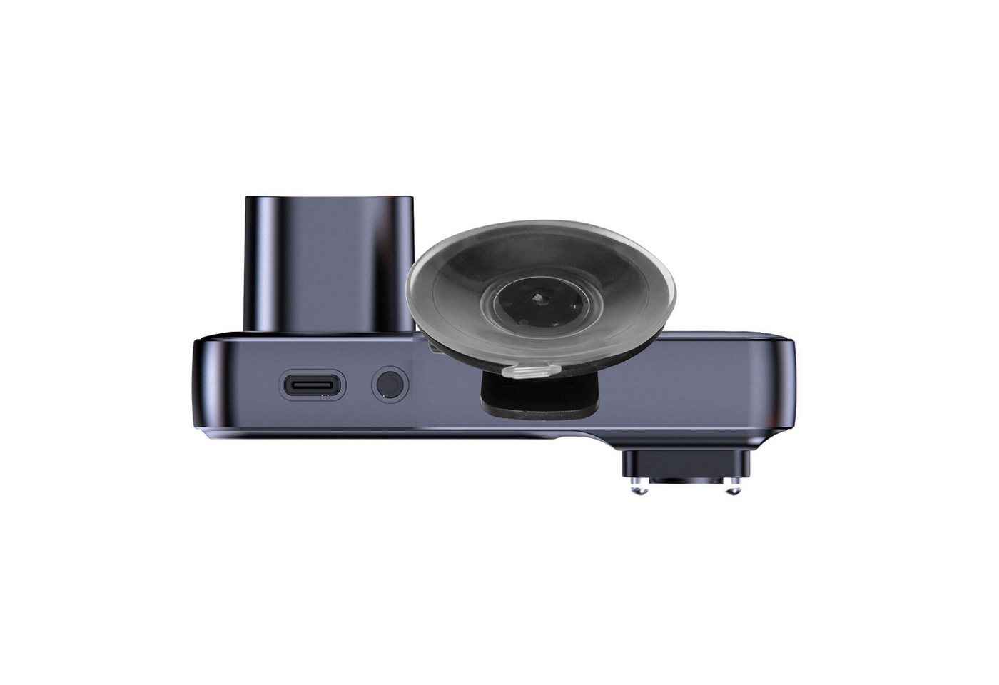 Denver CCT-2500 Dashcam (bis 1080p interpoliert, 1x CCT-2500 Dashcam mit Saugnapfhalterung und 12V Auto Adapter, G-Sensor zum automatischen Schutz wichtiger Auf – Bild 5 von 5