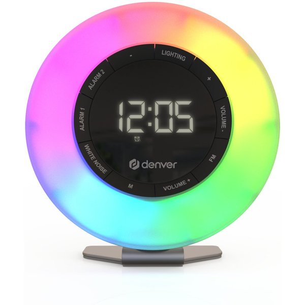 Denver Radiowecker CRL-342 Wake-up-Light, Naturklänge, White-Noise