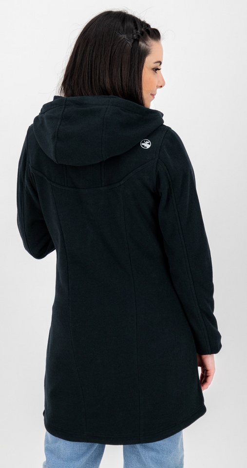 DEPROC Active Fleecejacke GLORY APRIL CS Strickfleecemantel, Fleecemantel auch in Großen Größen – Bild 3 von 5