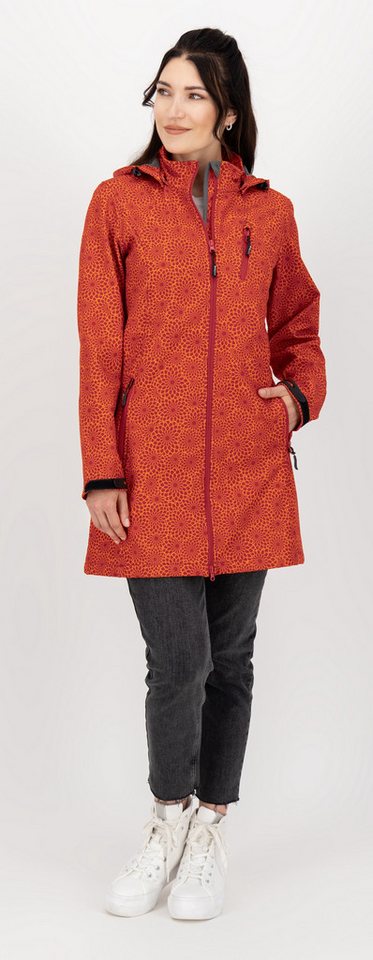 DEPROC Active Softshellmantel SHELBY PEAK XII Softshell Kurzmantel Longjacket leichter Softshell Kurzmantel mit abnehmbarer Kapuze – Bild 3 von 3