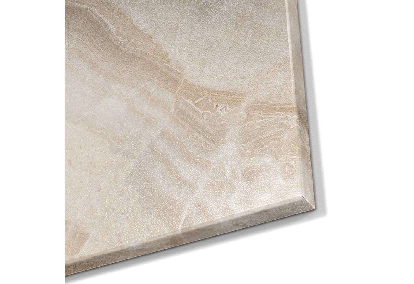 DEQORI Magnettafel 'Helle Marmorfläche', Metall Whiteboard für alle Magnete, Magnetboard magnetisch – Bild 5 von 5