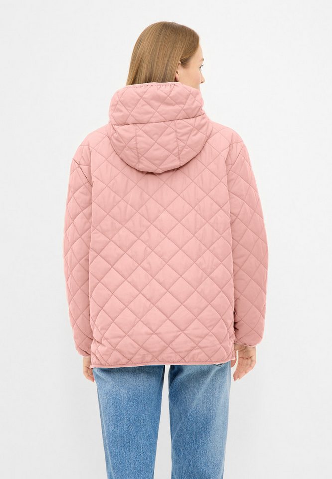Derbe Steppjacke Quiltby Short Wasserabweisend, Kapuze, 2-Wege Reisßverschluss – Bild 4 von 5