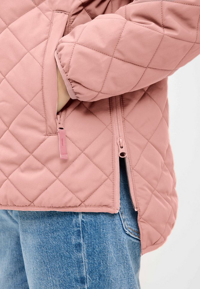 Derbe Steppjacke Quiltby Short Wasserabweisend, Kapuze, 2-Wege Reisßverschluss – Bild 5 von 5