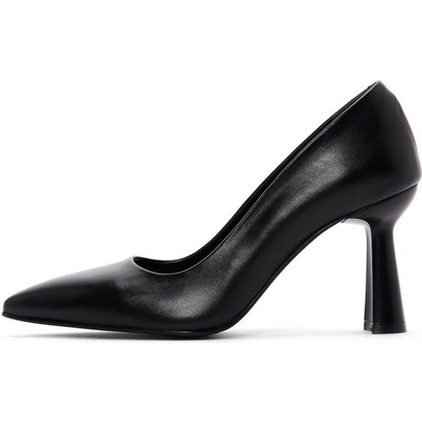 Derimod Leder-Stiletto-Pumps Pumps Echtleder, Lederfutter, TPU-Sohle, Ausgestellter Absatz, Schlupfmodell