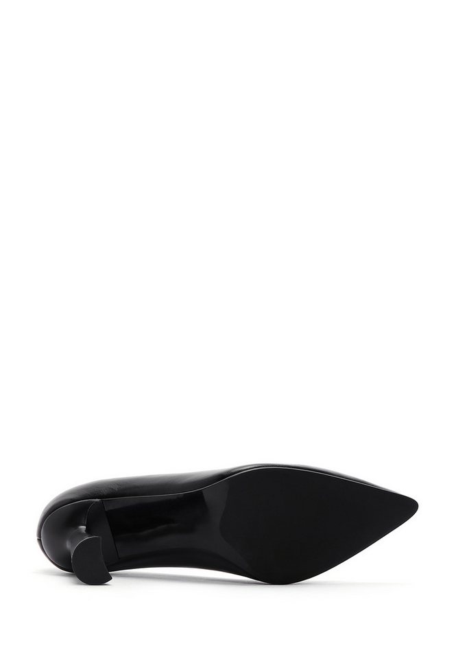 Derimod Leder-Stiletto-Pumps Pumps Echtleder, Lederfutter, TPU-Sohle, Ausgestellter Absatz, Schlupfmodell – Bild 5 von 5