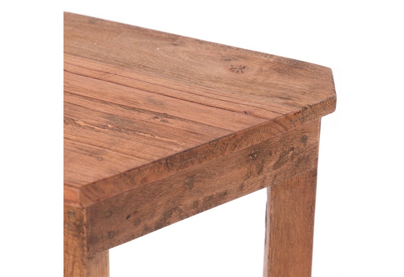 DESIGN DELIGHTS Beistelltisch BEISTELLTISCH "MILO", 45 cm, Massivholz, dreieckig, Blumenhocker – Bild 4 von 5
