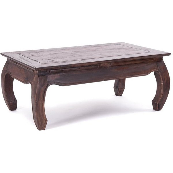 DESIGN DELIGHTS Couchtisch OPIUMTISCH "EAST", 100x60cm (BxT), Altholz massiv, Beistelltisch, 0