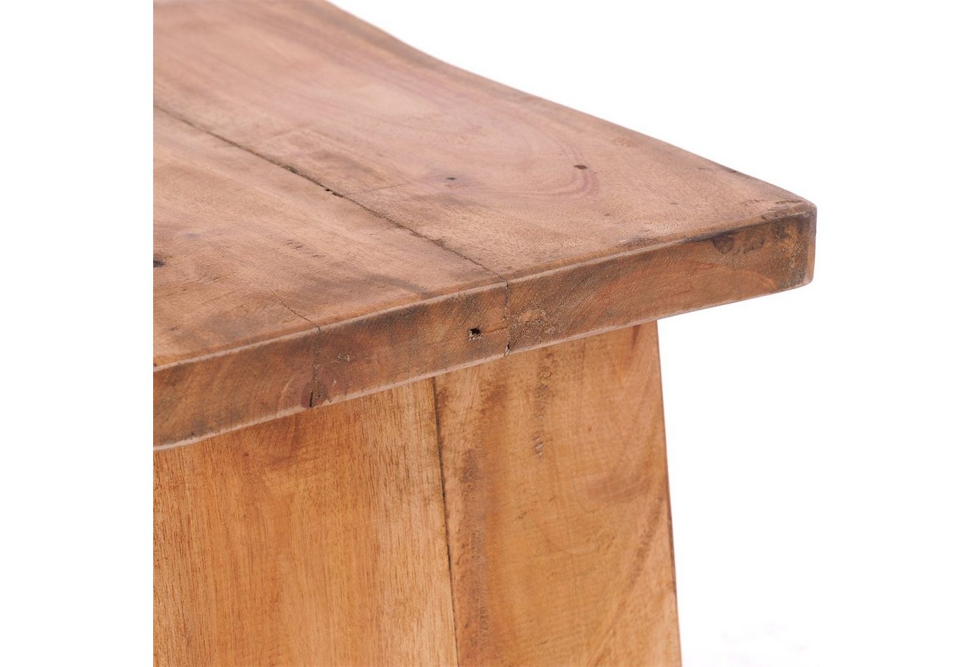 DESIGN DELIGHTS Hocker SITZBÄNKCHEN "SCHEMEL 40", Altholz massiv, 31x40x25cm, Fußhocker, 0 – Bild 5 von 5