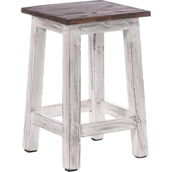 DESIGN DELIGHTS Hocker Sitzhocker MADERO, 48x30cm(HxB) Altholz Holzhocker, massivholz Hocker