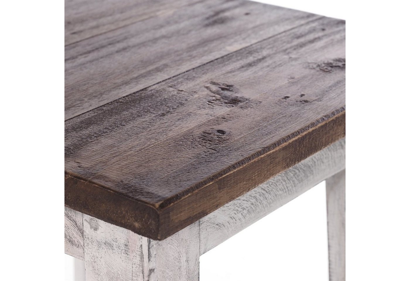 DESIGN DELIGHTS Hocker Sitzhocker MADERO, 48x30cm(HxB) Altholz Holzhocker, massivholz Hocker – Bild 4 von 5
