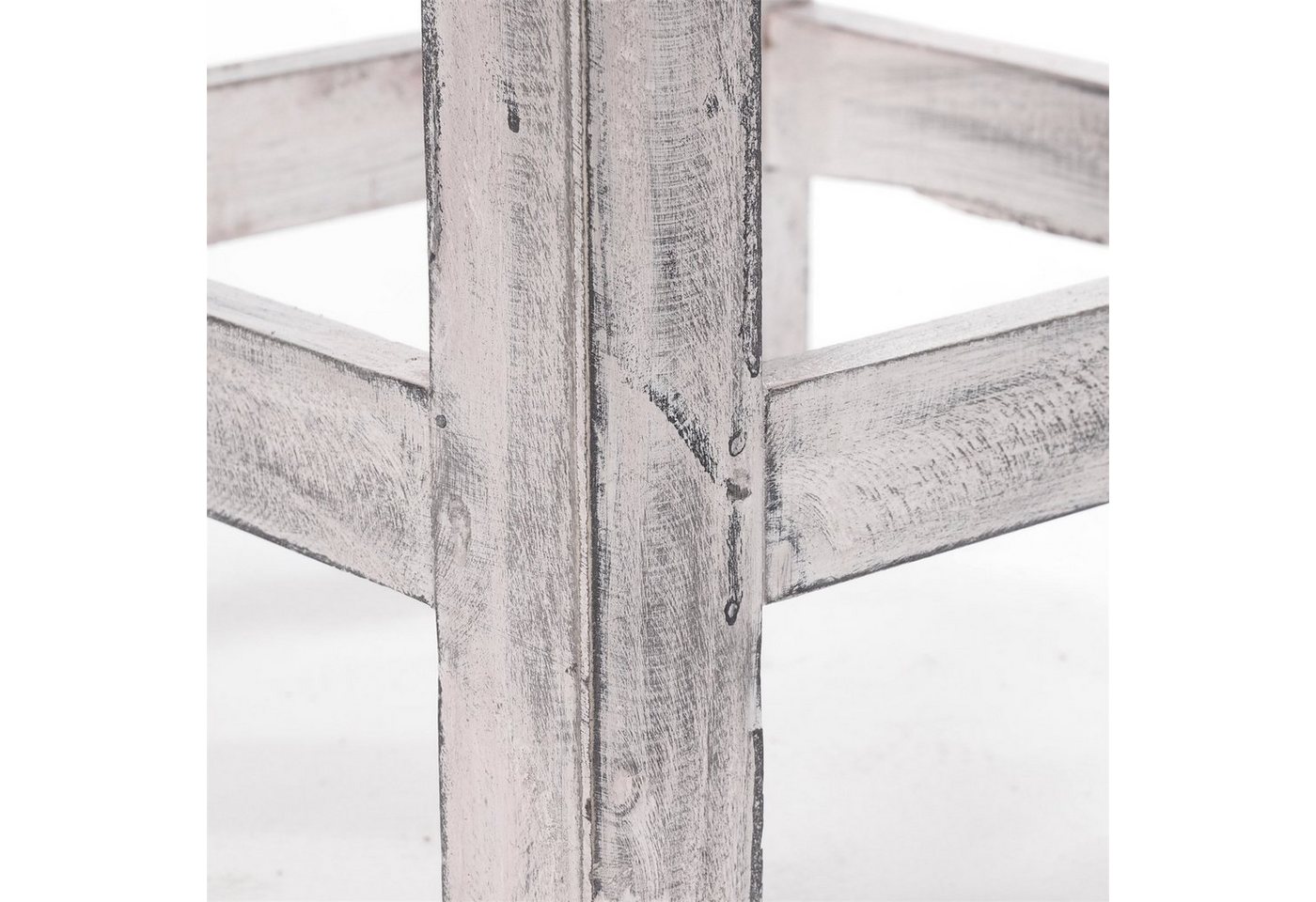 DESIGN DELIGHTS Hocker Sitzhocker MADERO, 48x30cm(HxB) Altholz Holzhocker, massivholz Hocker – Bild 5 von 5