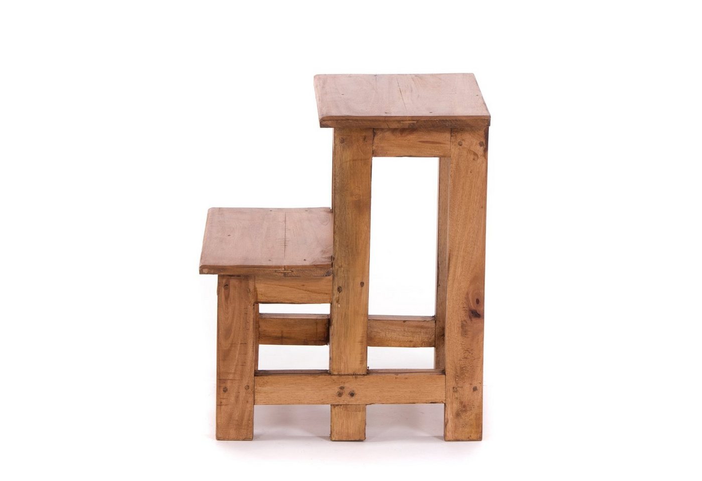 DESIGN DELIGHTS Hocker TRITTLEITER STEP, 46x37cm (HxB), Altholz, Tritthocker, Blumenleiter, Holz – Bild 4 von 5