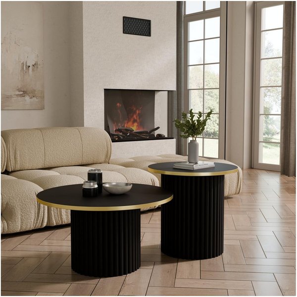 Design Möbel Couchtisch Couchtisch LOMELO 2in1