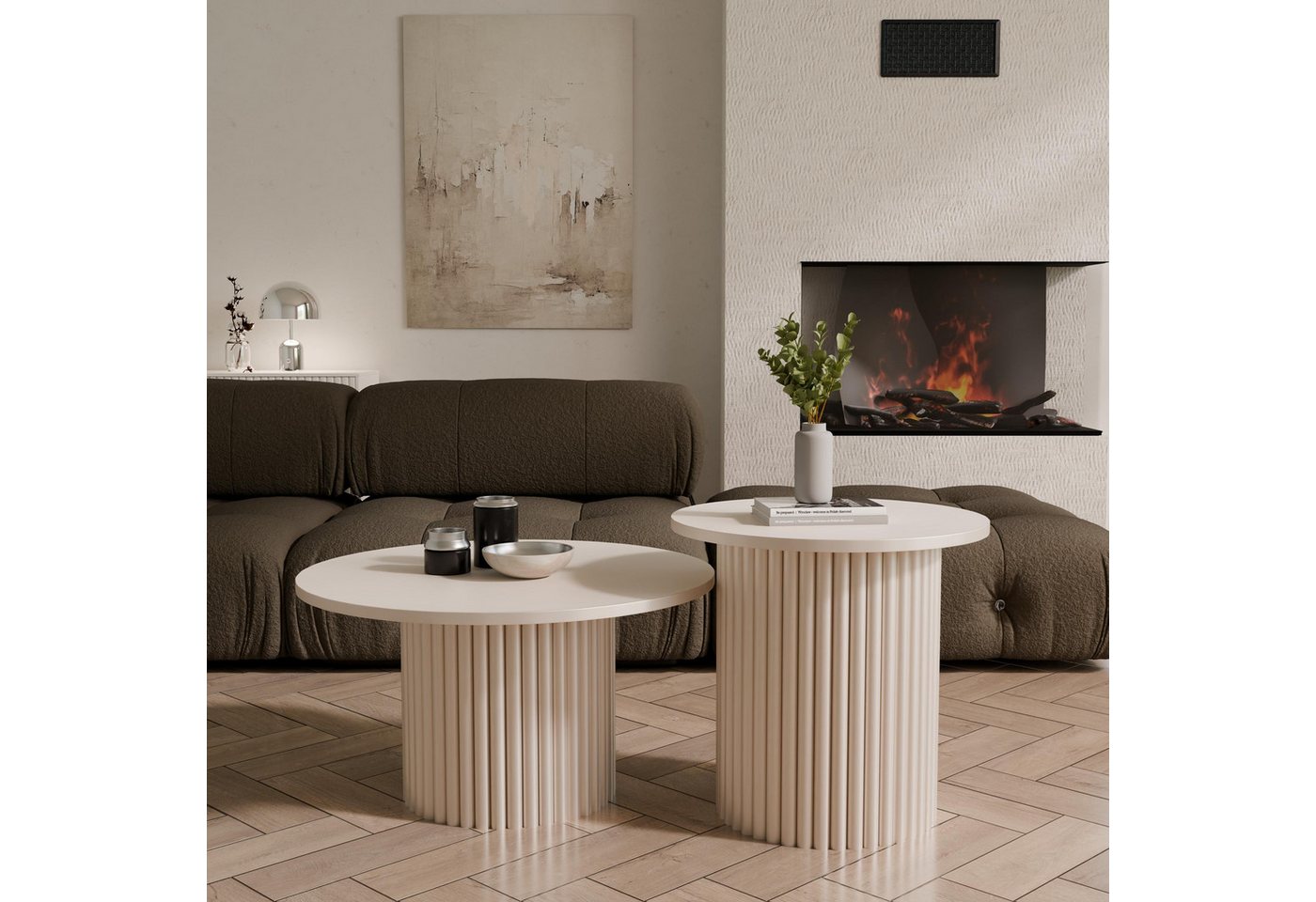 Design Möbel Couchtisch Couchtisch LOMELO 2in1 – Bild 3 von 4