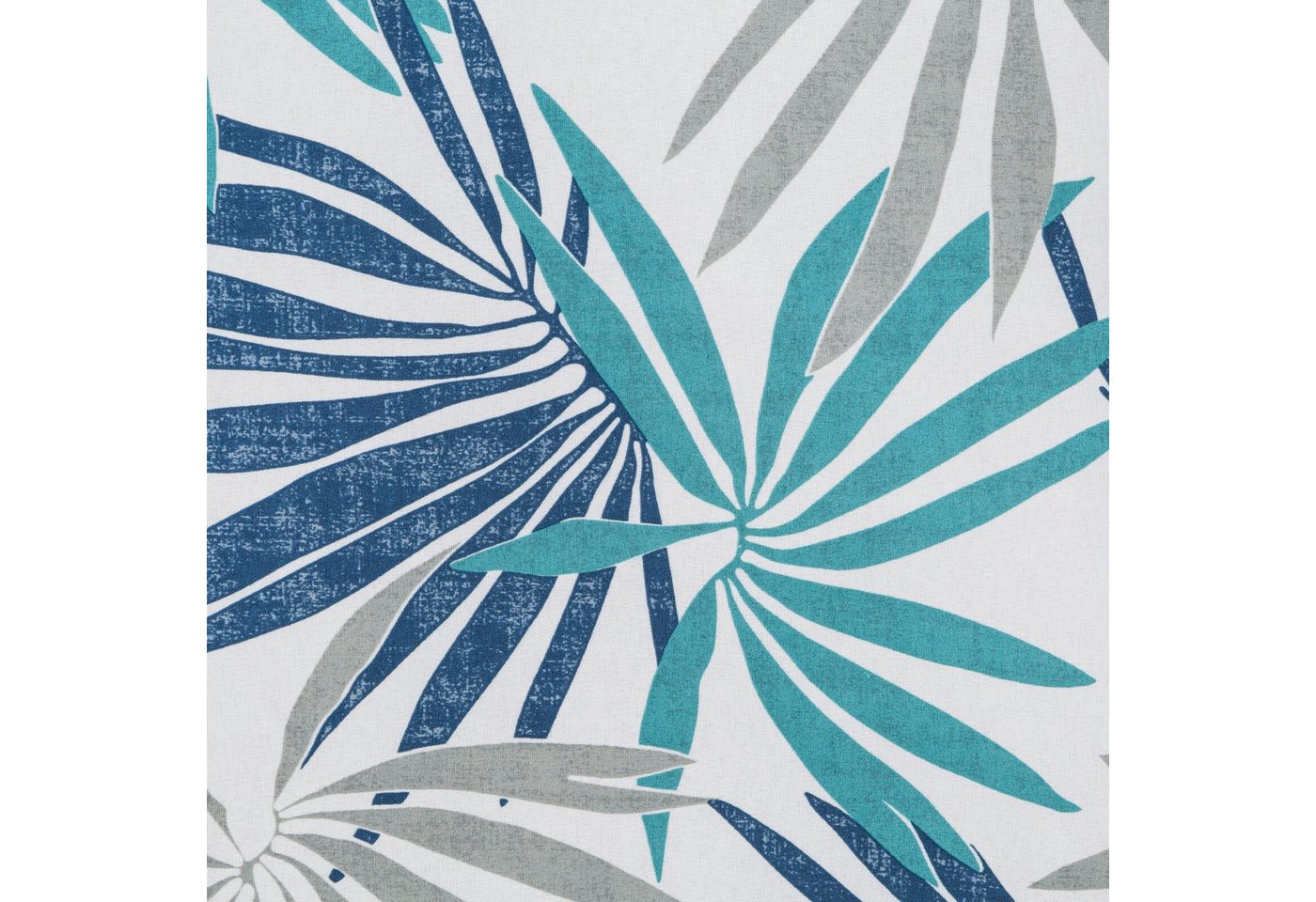Design91 Vorhang Vorhänge mit Dschungel Muster Palmenblätter Botanische Motive, Blickdicht, Ösenschal, Wohnzimmer – Bild 3 von 5