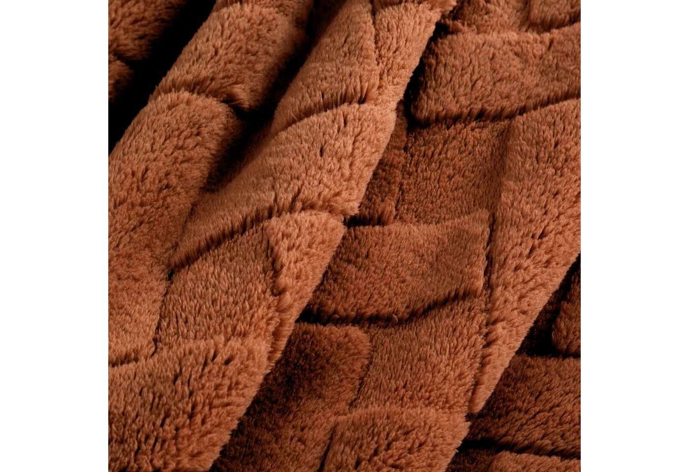Wohndecke CARO, Design91, Karierte Kuscheldecke ideales Geschenk Weiche, warme Decke – Bild 3 von 5