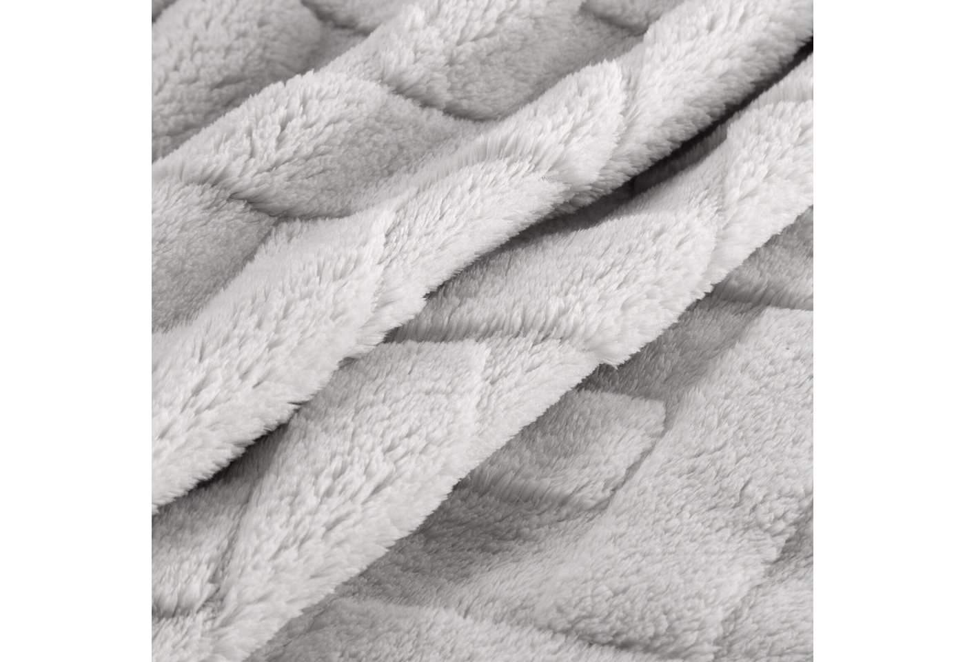 Wohndecke CARO, Design91, Karierte Kuscheldecke ideales Geschenk Weiche, warme Decke – Bild 4 von 5