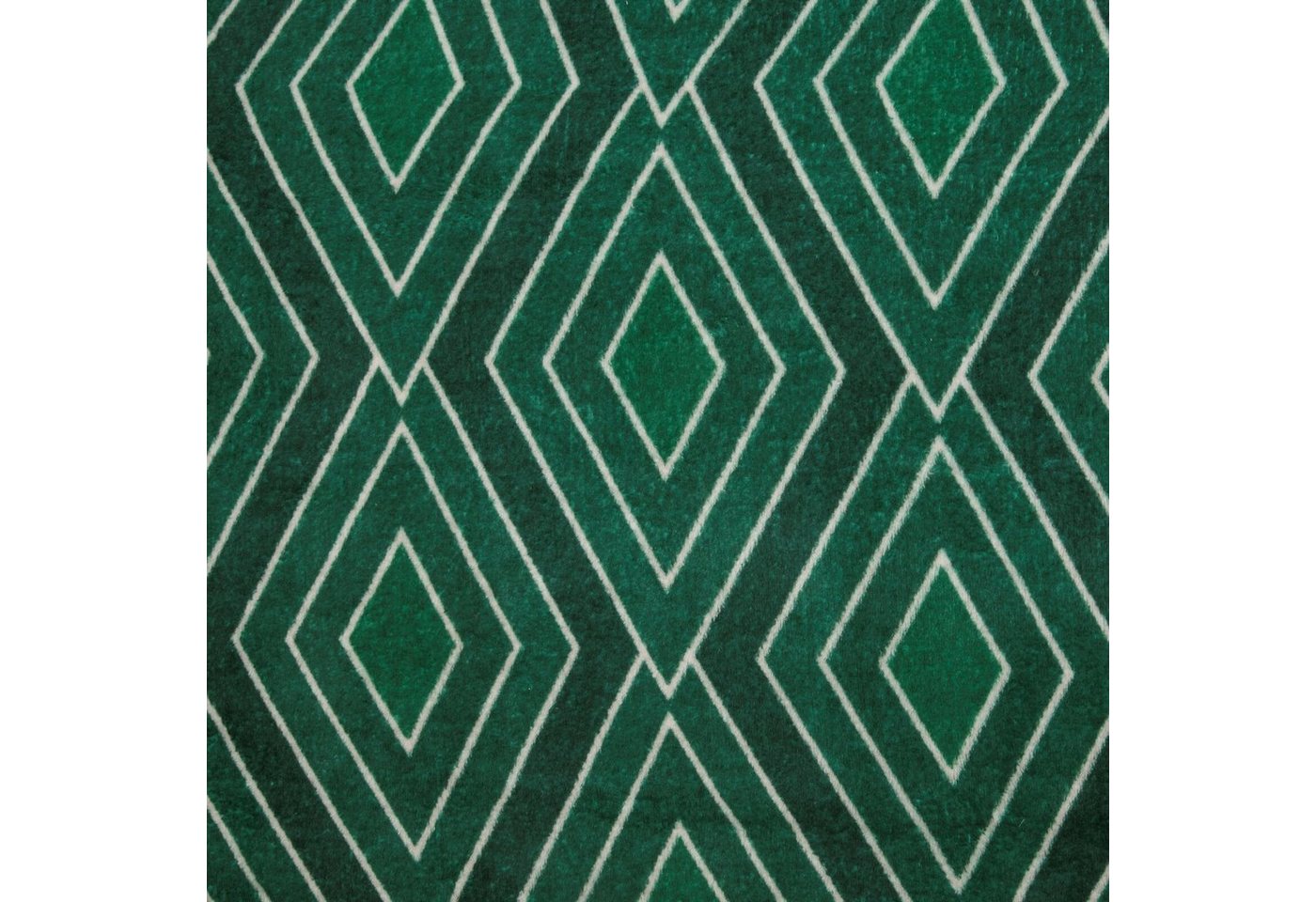 Wohndecke Fleecedecke 150x200 cm, Decke mit geometrischem, botanischem Muster, Design91, Gemusterte Kniedecke, weicher Plaid und einfache Picknickdecke – Bild 4 von 4