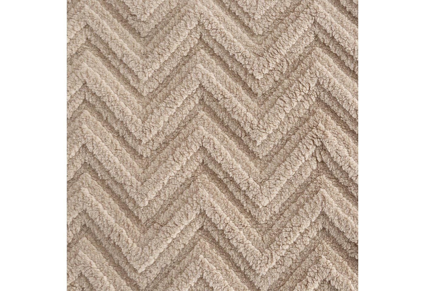 Wohndecke HYGGE Kuscheldecke – weiche Sofadecke, Design91, mit Fischgrät-Struktur, Mikrofaser 340 GSM, Plaid für Sofa & Bett – Bild 3 von 5