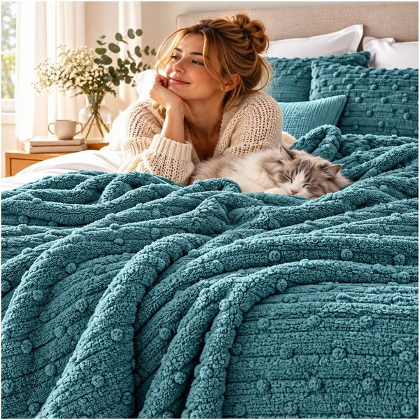 Wohndecke LISA, Design91, Sesseldecke Tagesdecke Sofadecke Überwurf Couchdecke Decke