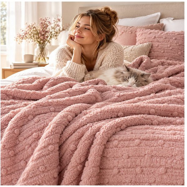 Wohndecke LISA, Design91, Sesseldecke Tagesdecke Sofadecke Überwurf Couchdecke Decke