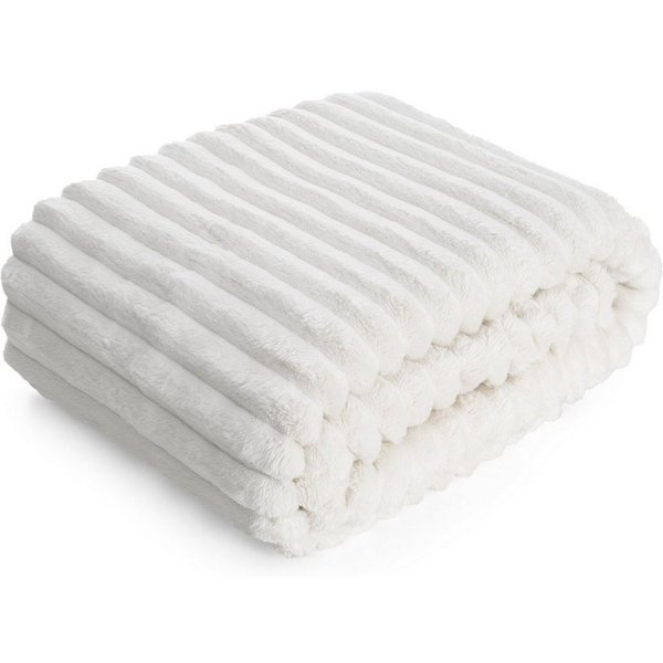 Wohndecke SOFT, Design91, Streifen Steppung Gestreifte Decke Gesteppte Sofadecke