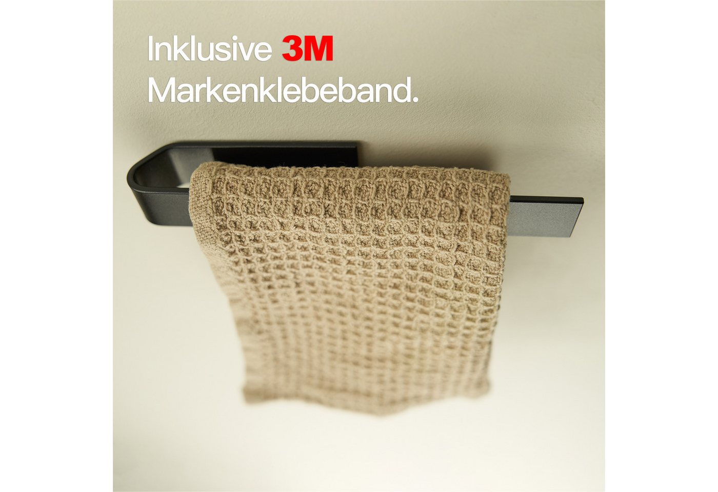 Designfabrik Hamburg Spültuchhalter, Spüllappenhalter ohne Bohren, Lappenhalter, Geschirrtuchhalter, Spülbecken oder Wandmontage – Bild 4 von 5