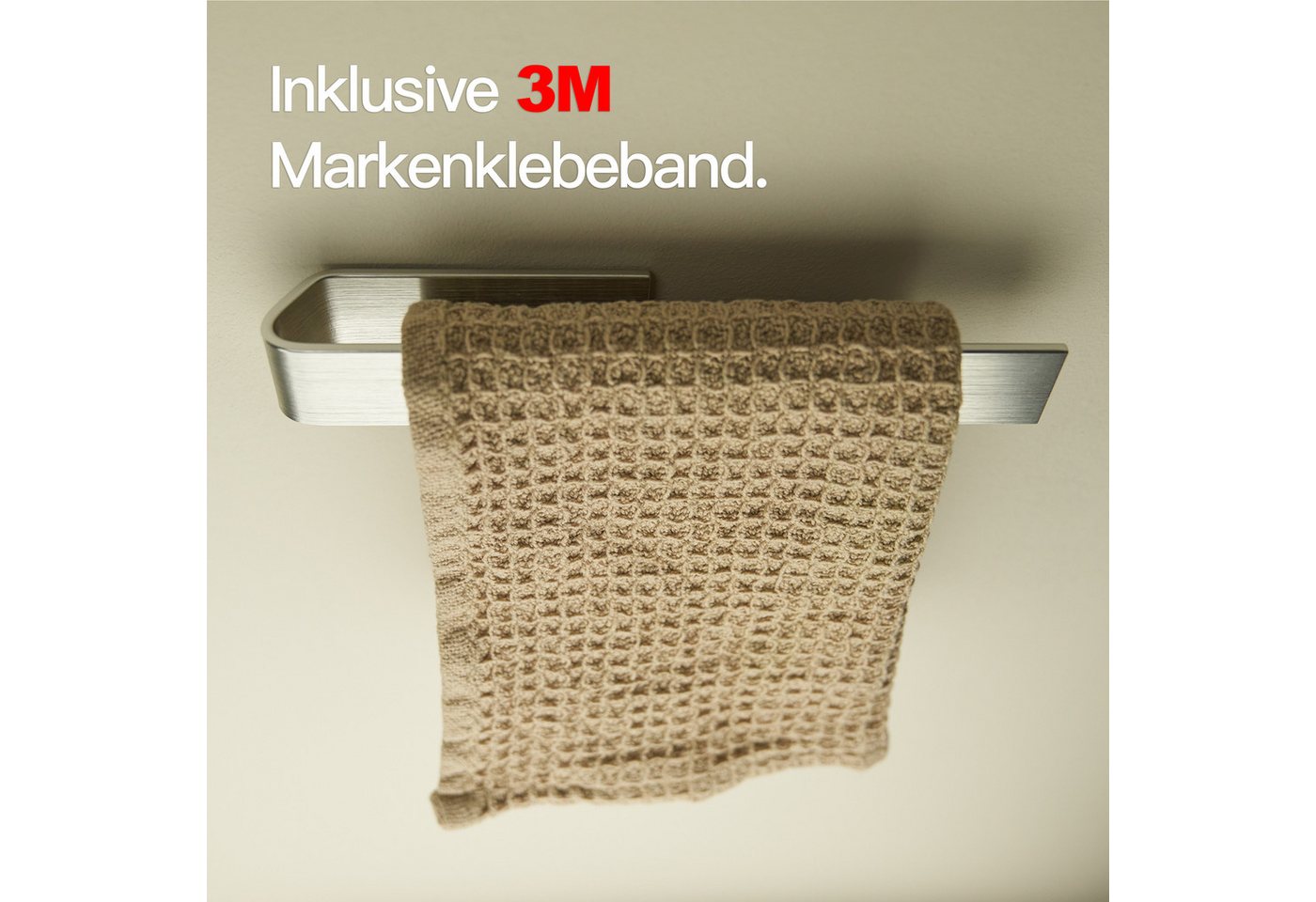 Designfabrik Hamburg Spültuchhalter, Spüllappenhalter ohne Bohren, Lappenhalter, Geschirrtuchhalter, Spülbecken oder Wandmontage – Bild 4 von 5