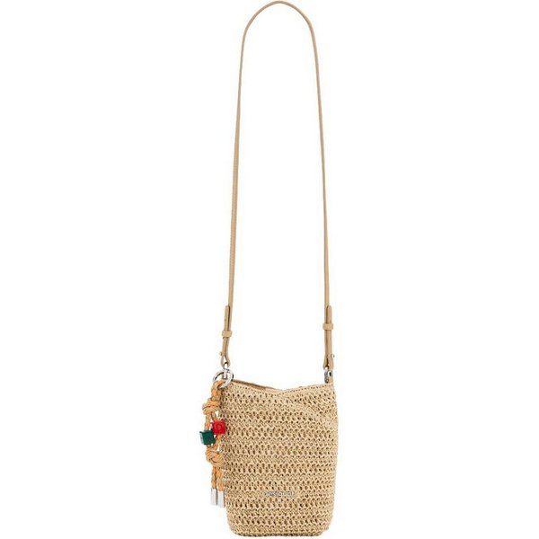 Desigual Umhängetasche Half Logo Raffia Bag