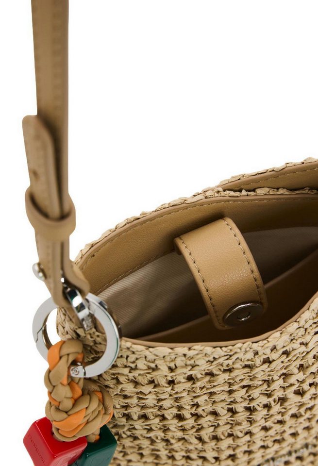 Desigual Umhängetasche Half Logo Raffia Bag – Bild 4 von 5