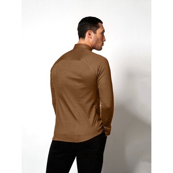 DESOTO Langarmhemd Jerseyhemd Casual Kent