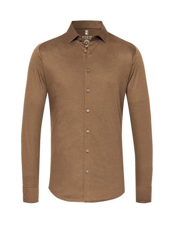 DESOTO Langarmhemd Jerseyhemd Casual Kent – Bild 5 von 5