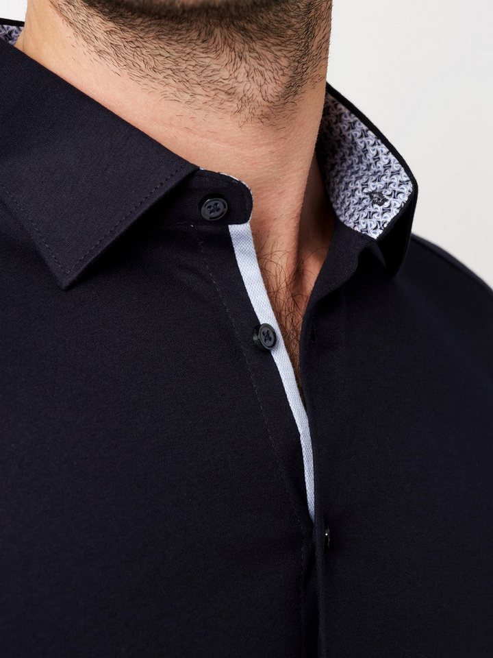 DESOTO Langarmhemd Jerseyhemd Casual Kent – Bild 2 von 5