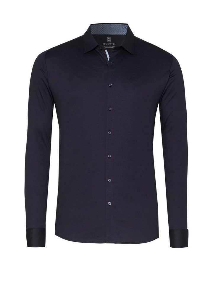 DESOTO Langarmhemd Jerseyhemd Casual Kent – Bild 5 von 5