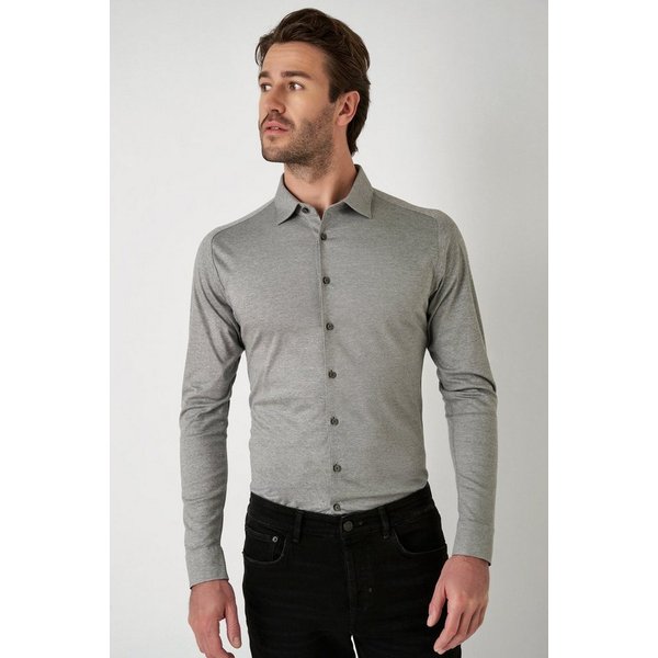 DESOTO Langarmhemd Jerseyhemd Casual Kent