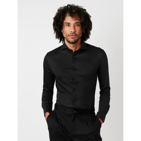 DESOTO Langarmhemd Jerseyhemd Essential Hai langarm Flexibler Stretch